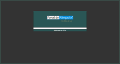 Desktop Screenshot of portaldeabogados.com.ar