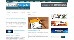 Desktop Screenshot of portaldeabogados.net